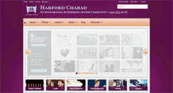 Desktop Screenshot of harfordchabad.org